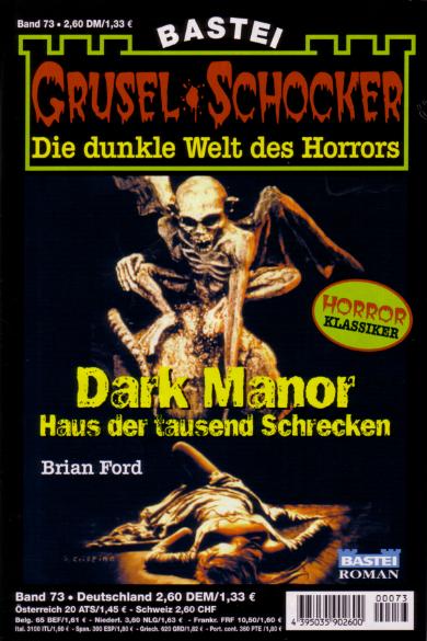 Grusel-Schocker Nr. 73: Dark Manor - Haus der Tausend Schrecken