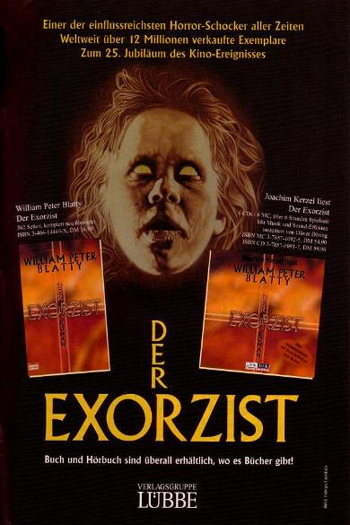 "Exorzist"-Hörbuchwerbung