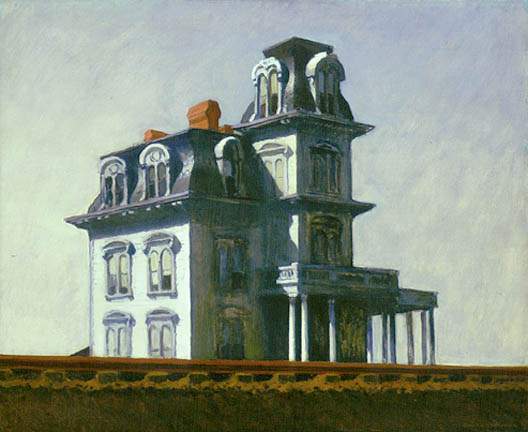 "House   by the railroad" von Edward Hopper