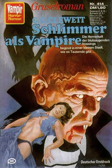 Vampir-Horror-Roman Nr. 414: Schlimmer als Vampire